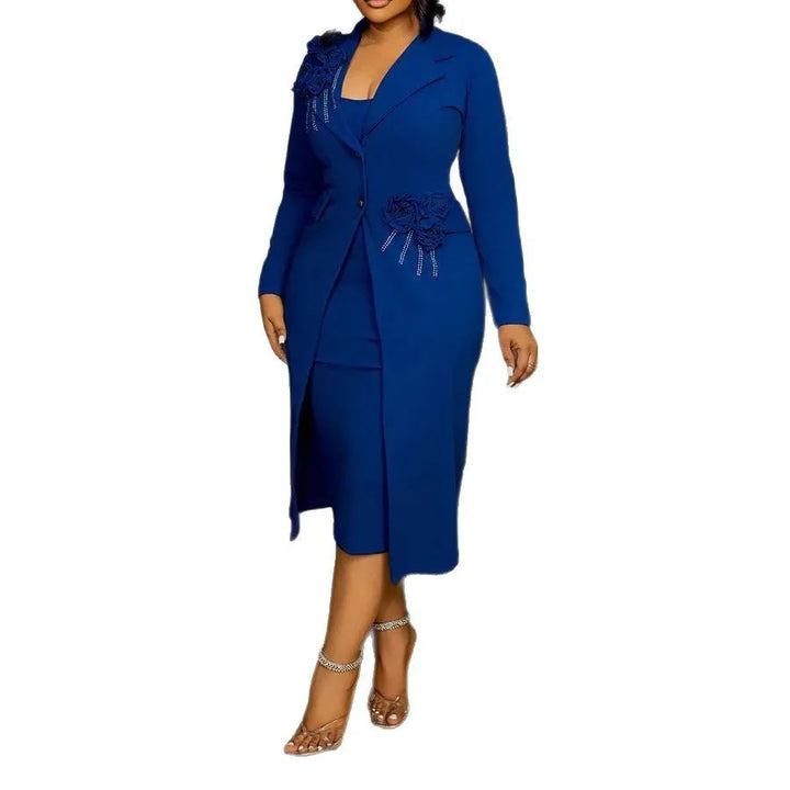 Women's Floral Two-Piece Dress Set