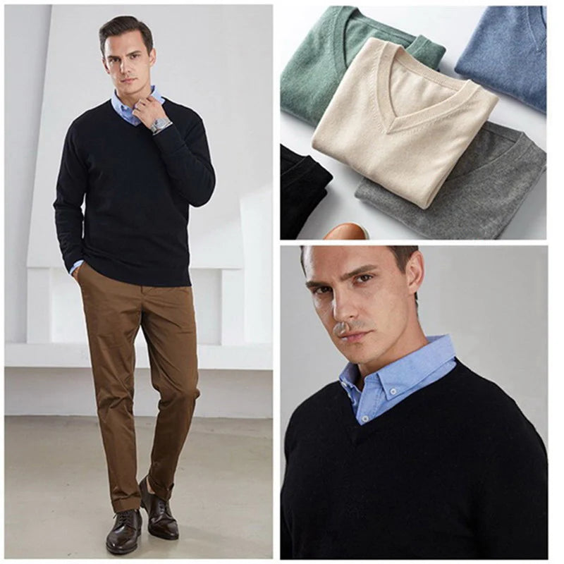Men's Cashmere Cotton Sweater