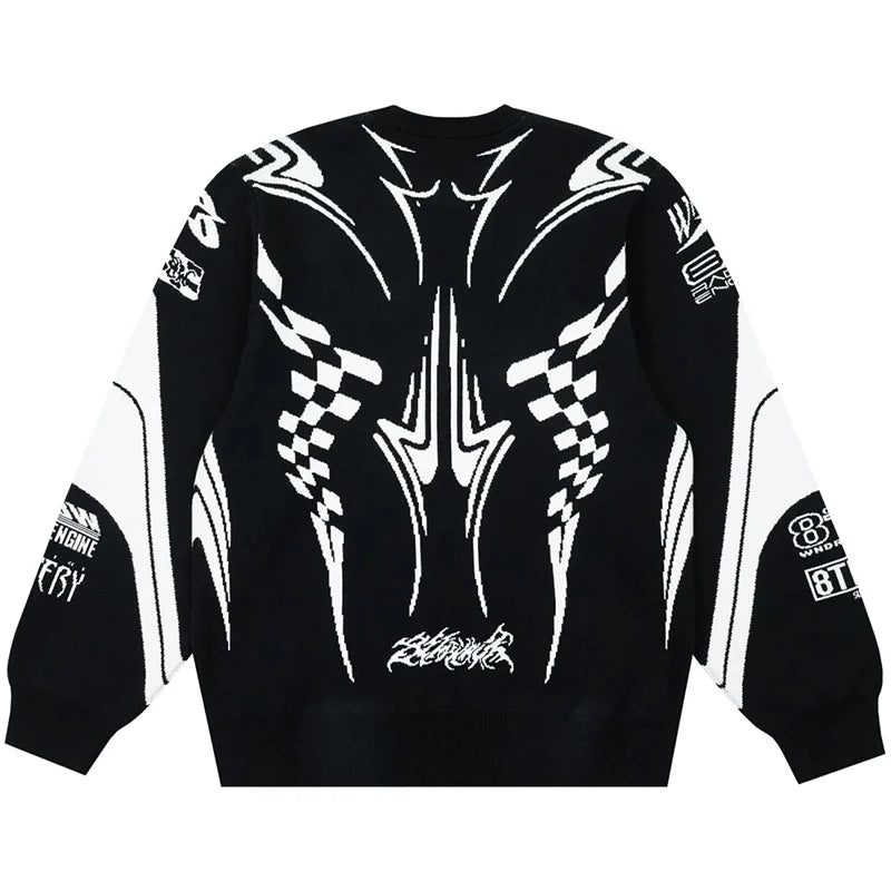 Men’s Oversized Goth Sweater Coat