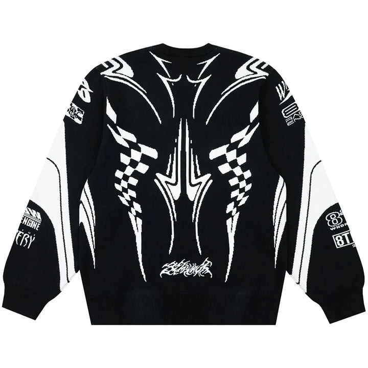 Men’s Oversized Goth Sweater Coat