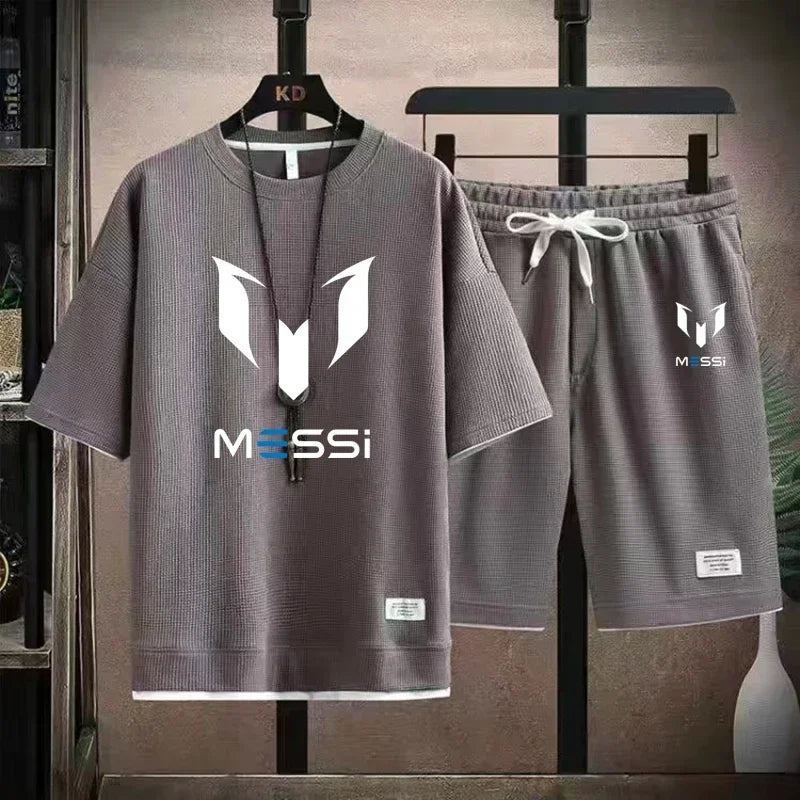 Men’s Summer Sports Set Messi Print