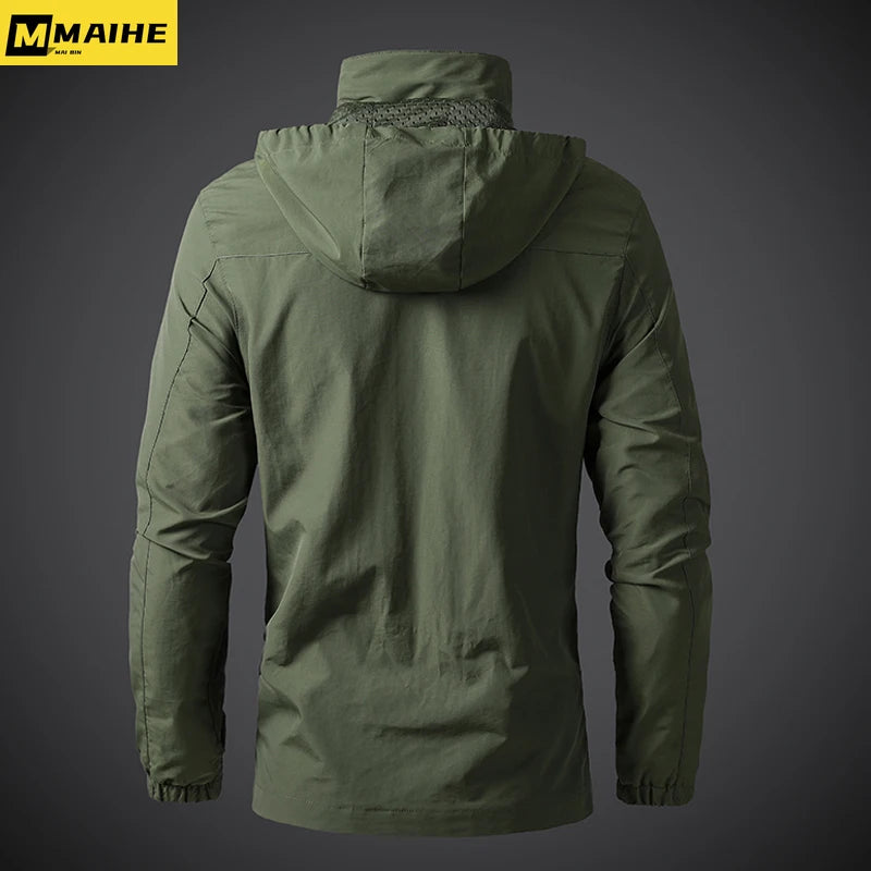 Hooded Windbreaker Outdoor Jacket