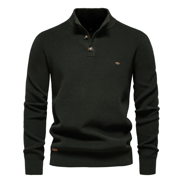 Mens Mock Neck Sweater