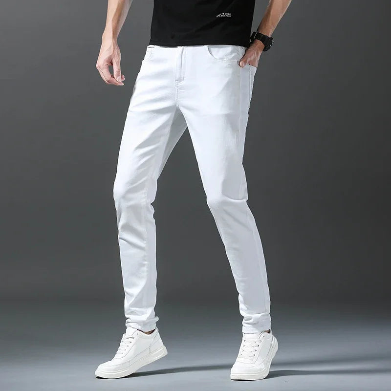 Straight-leg Denim Pants