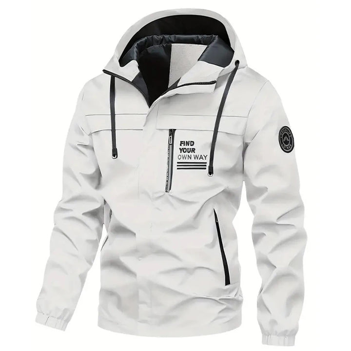 Men’s Outdoor Hooded Windbreaker Jacket