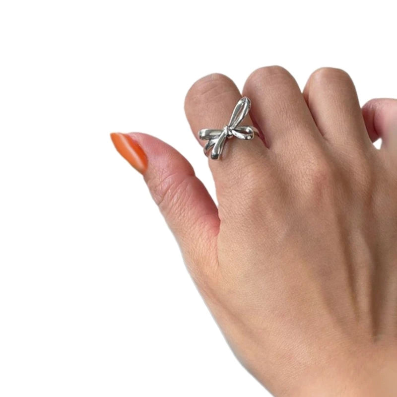 Adjustable Bow Knot Ring