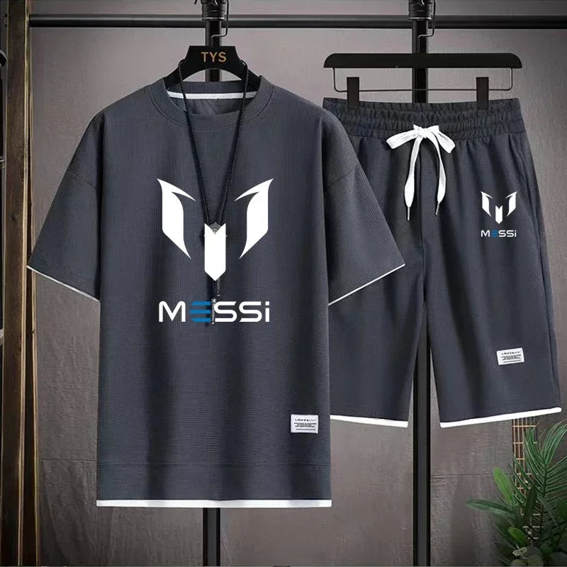 Men’s Summer Sports Set Messi Print