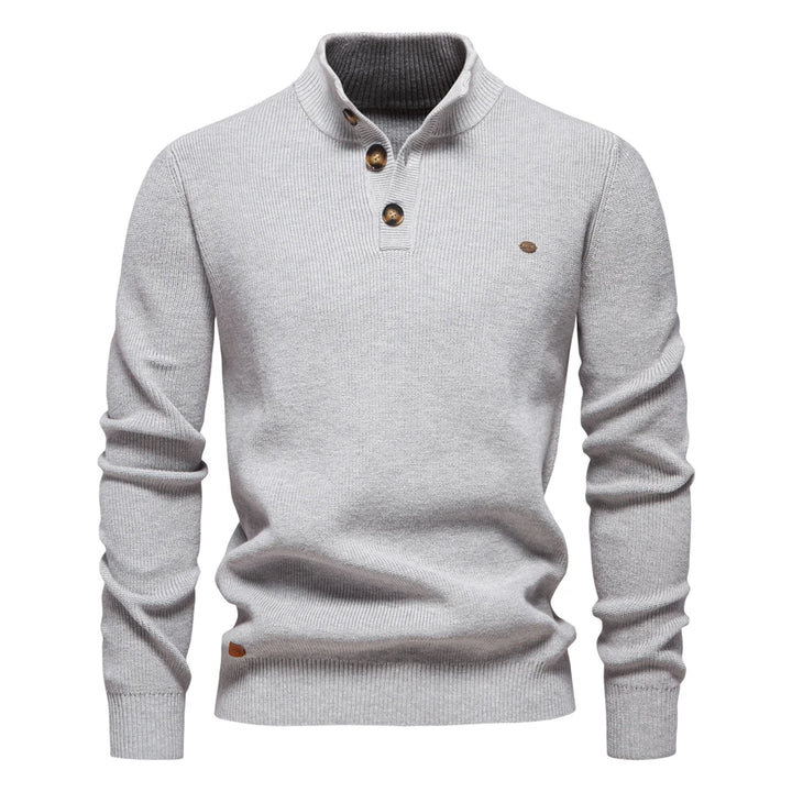 Mens Mock Neck Sweater