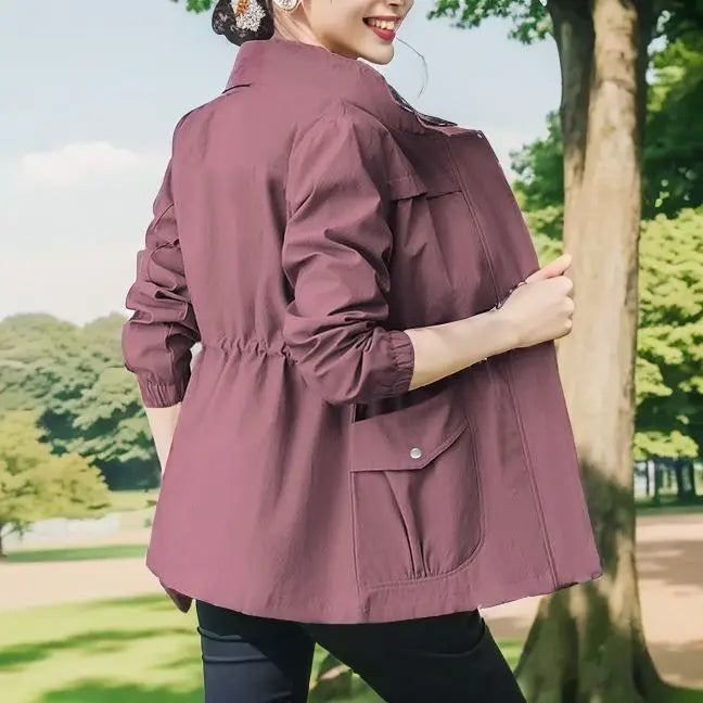 Elegant Windbreaker Slim Fit Jacket
