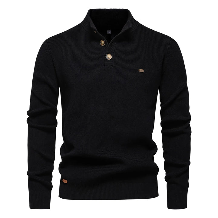 Mens Mock Neck Sweater