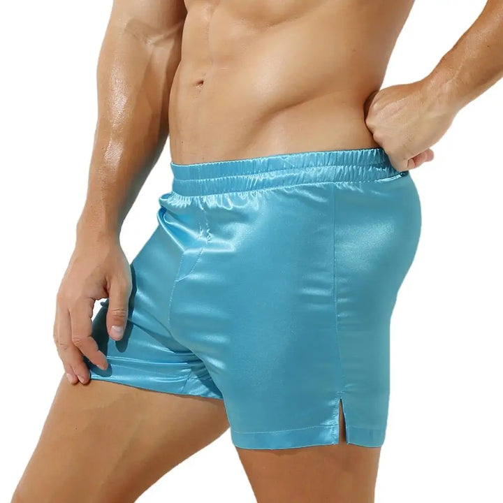 Soft Silk Pajamas Boxers for Men 2025