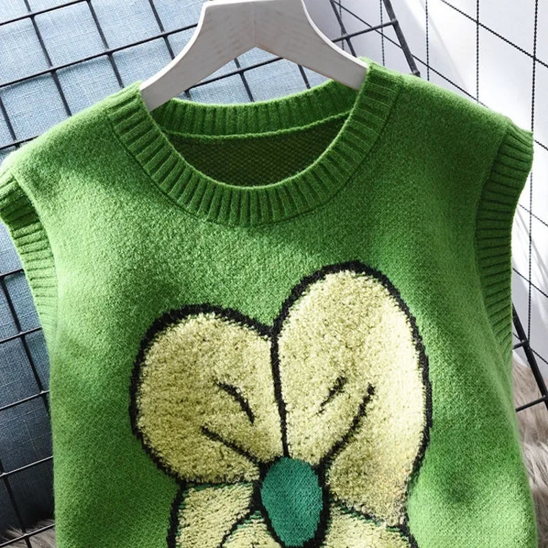 Chic Knit Sweater Vest Autumn 2024