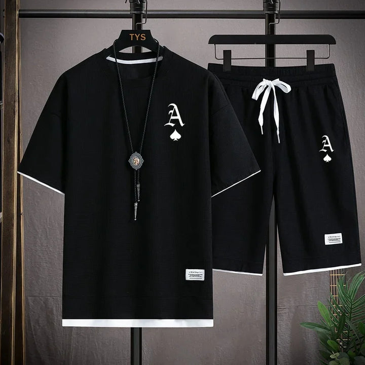 Waffger Casual Sportswear Set for Men