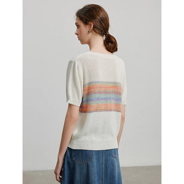 Striped Knitwear Vest TOYOUTH