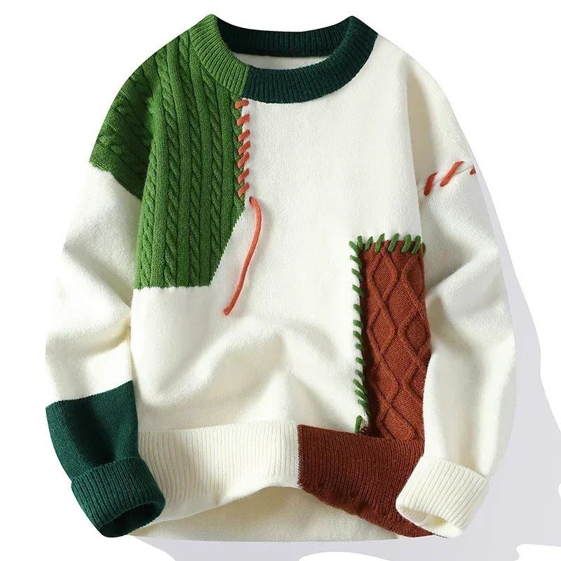 Mock Round Neck Sweaters