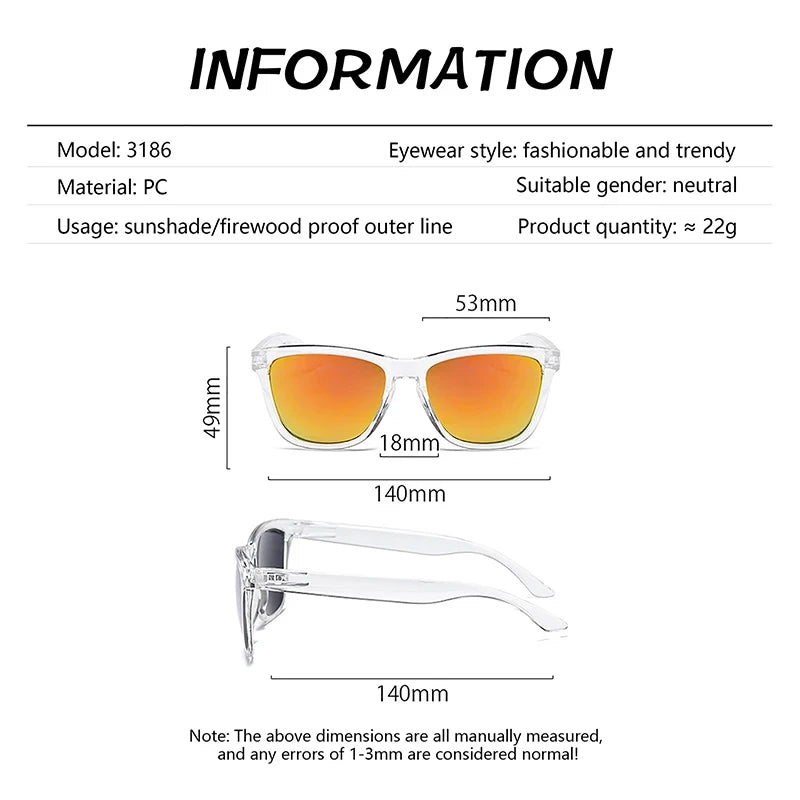 UV400 Sports Sunglasses Anti-Reflective Eyewear