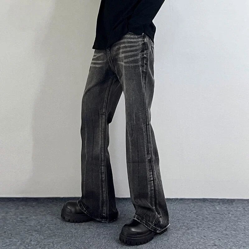 Men’s Retro Bell Bottom Jeans