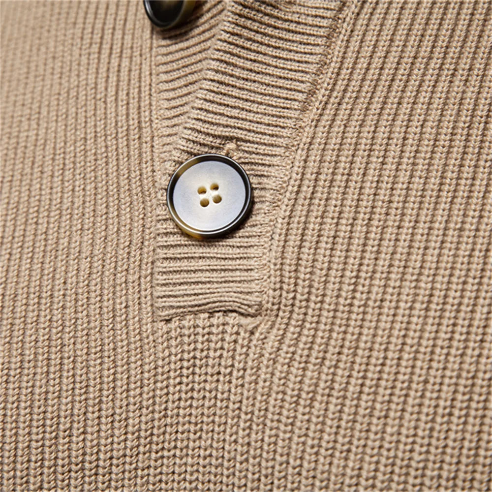 Mens Mock Neck Sweater