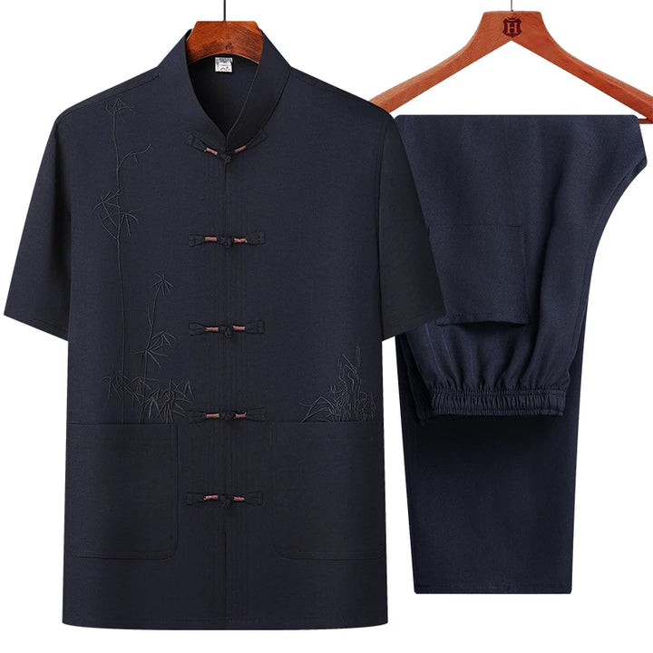Men’s Short-Sleeve Shirt & Trousers Set 2025