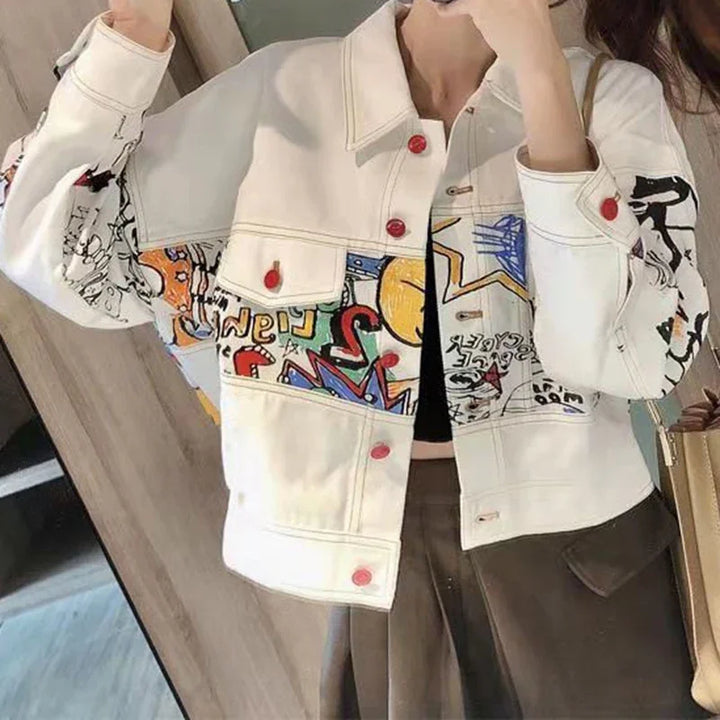 Short Denim Jacket Women’s Korean Streetwear