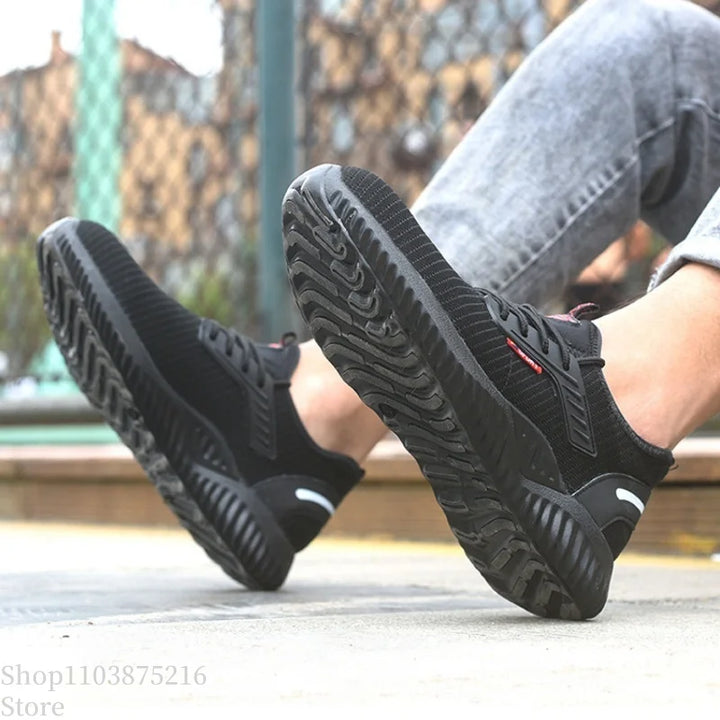 Safety Work Shoes Steel Toe Air Mesh Durable
