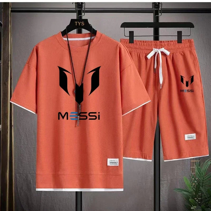 Men’s Summer Sports Set Messi Print