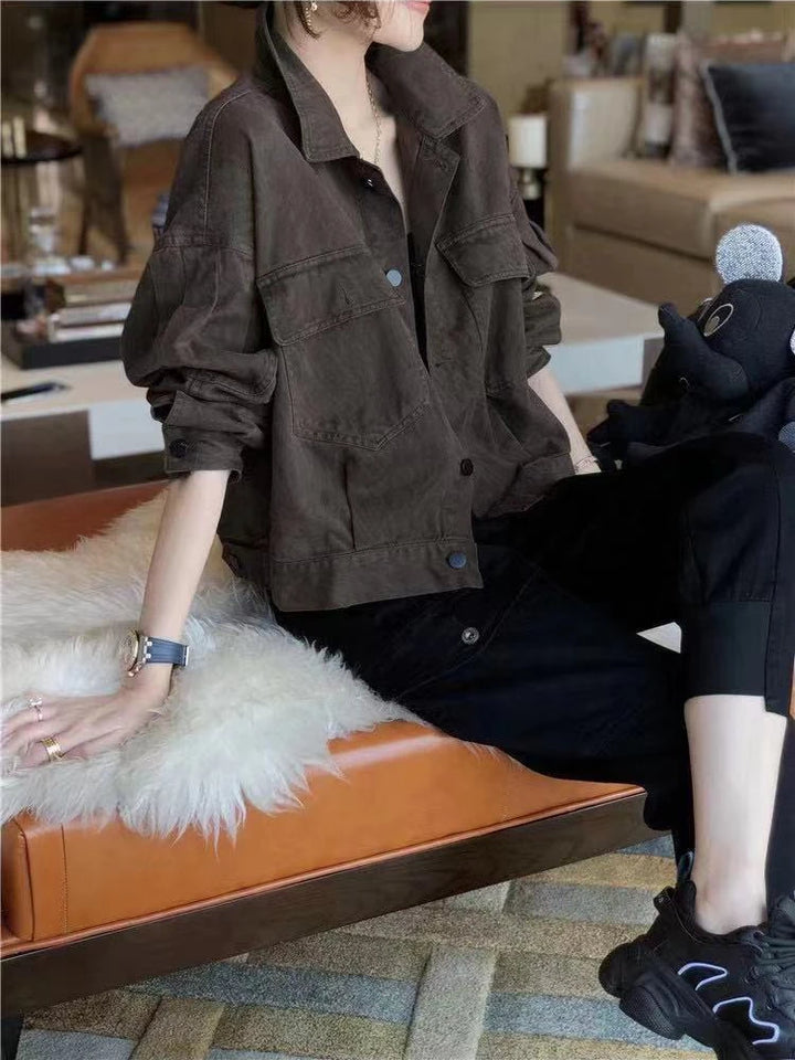 2023 Women’s Jean Jacket Stylish Street Top