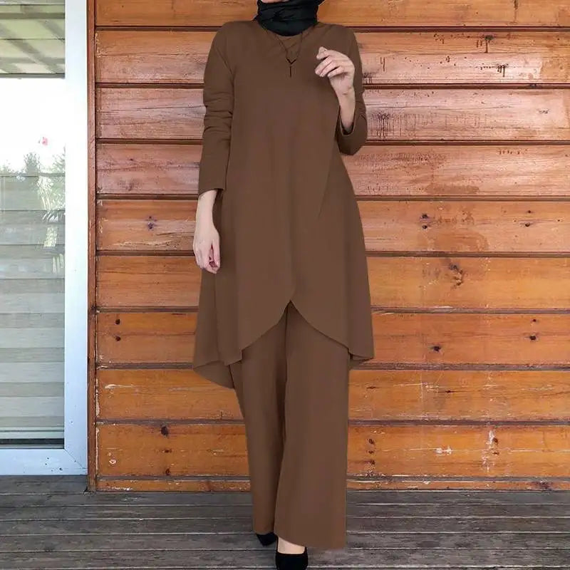 Muslim Women’s Modest Two-Piece Set 2025