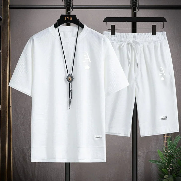 Waffger Casual Sportswear Set for Men