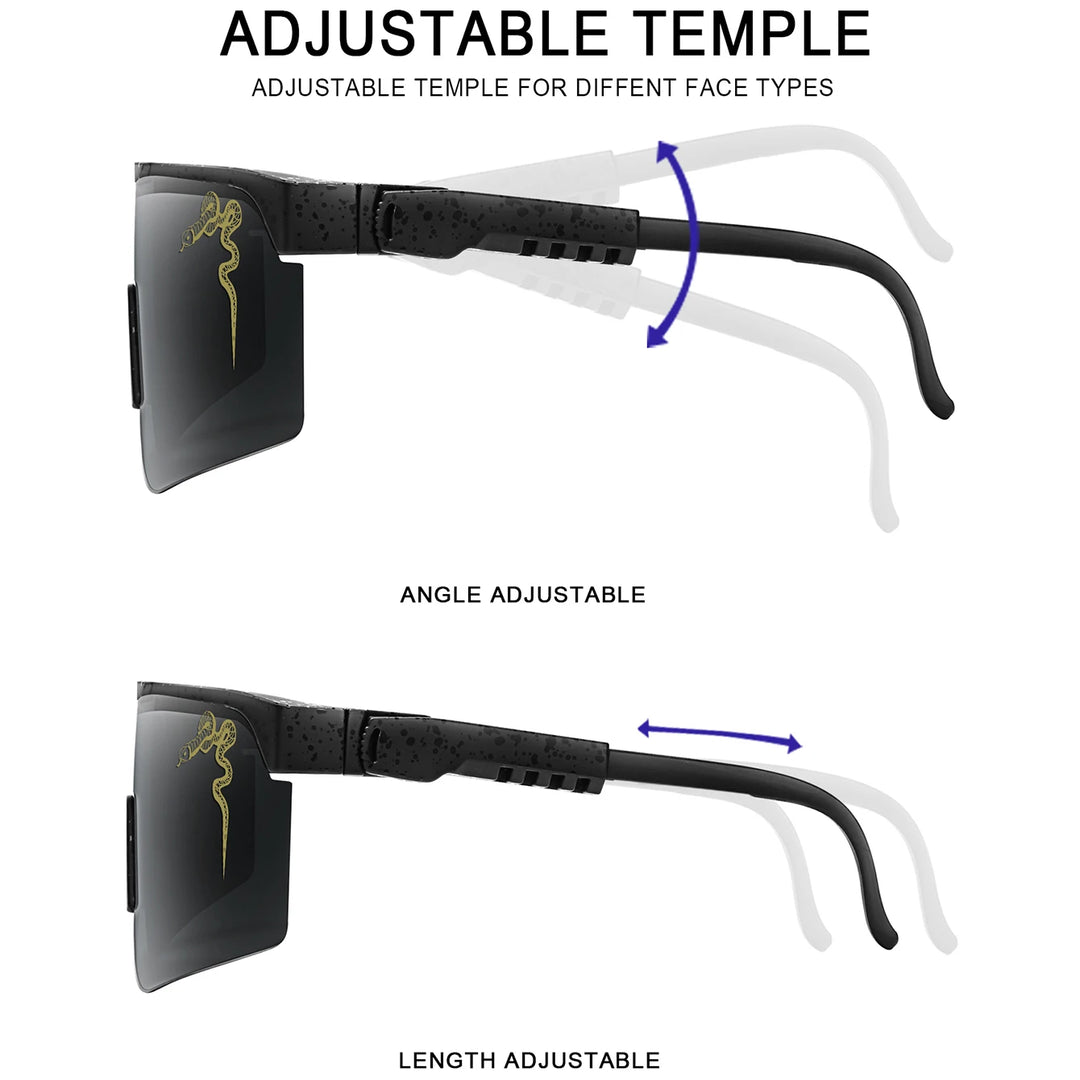 Men’s Large Frame Sports Sunglasses UV Protection