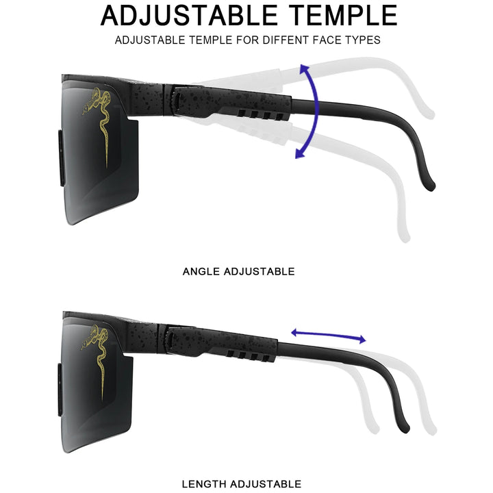 Men’s Large Frame Sports Sunglasses UV Protection