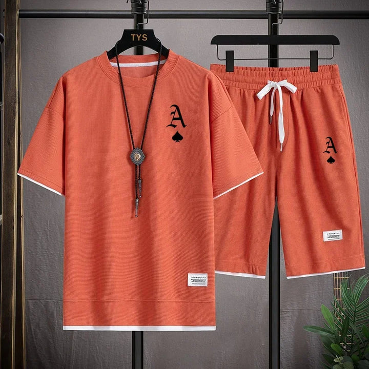 Waffger Casual Sportswear Set for Men