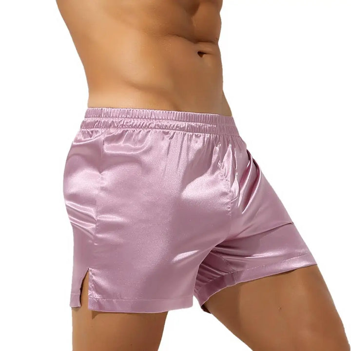 Soft Silk Pajamas Boxers for Men 2025