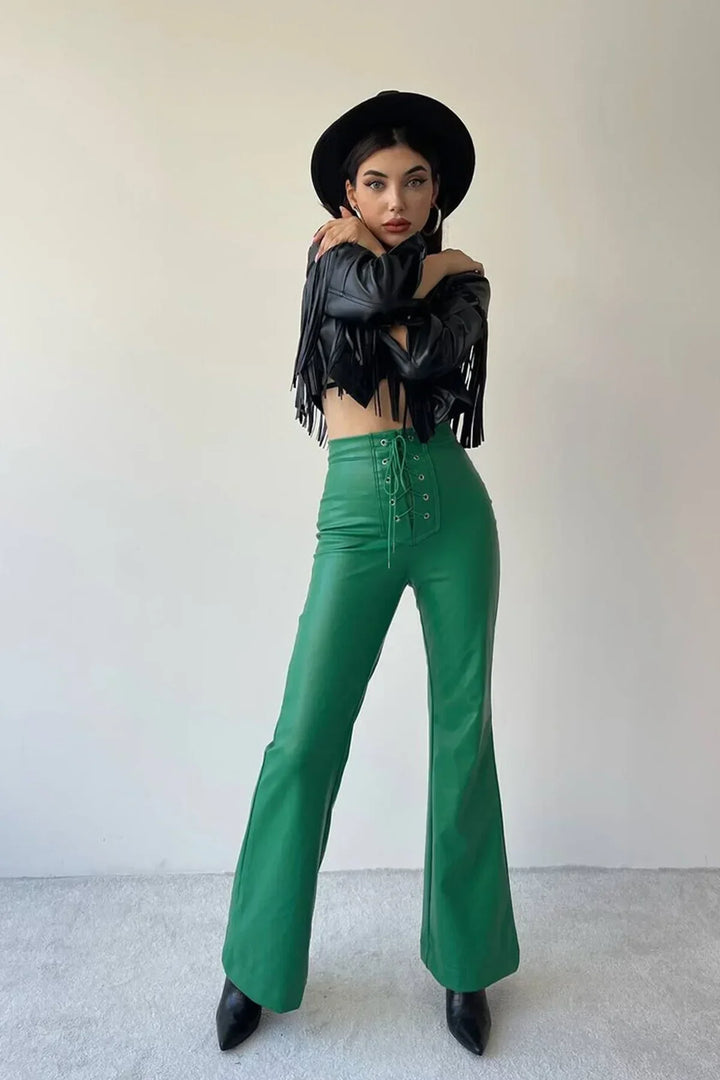 Slim Fit Leather Pants Women’s Fall/Winter