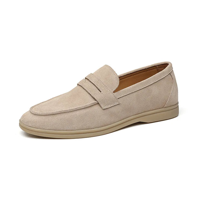 Cow Suede Leather Loafers