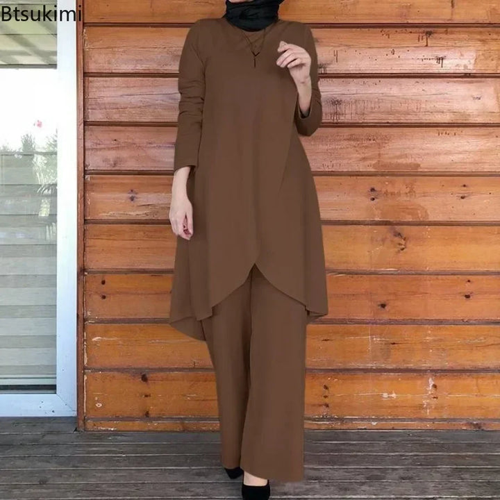 Muslim Women’s Modest Two-Piece Set 2025