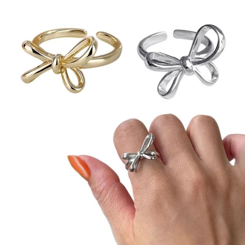 Adjustable Bow Knot Ring