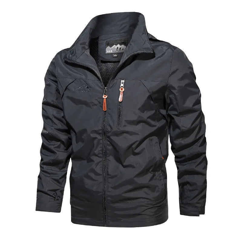 Men’s Outdoor Waterproof Jacket with Hood