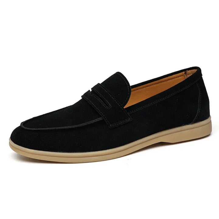 Cow Suede Leather Loafers