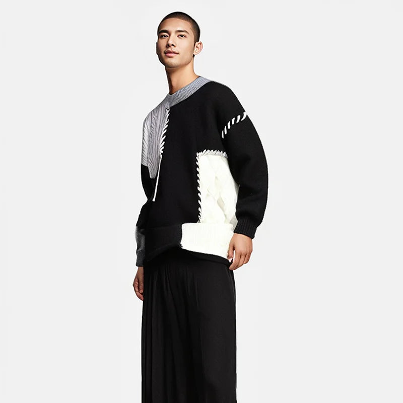 Mock Round Neck Sweaters