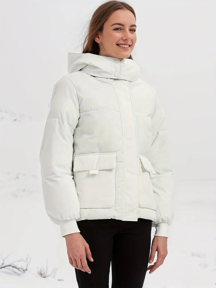 Hooded Zip-Up Winter Coat Women’s