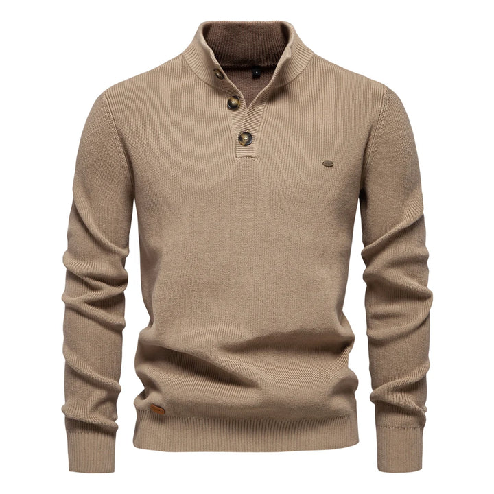 Mens Mock Neck Sweater