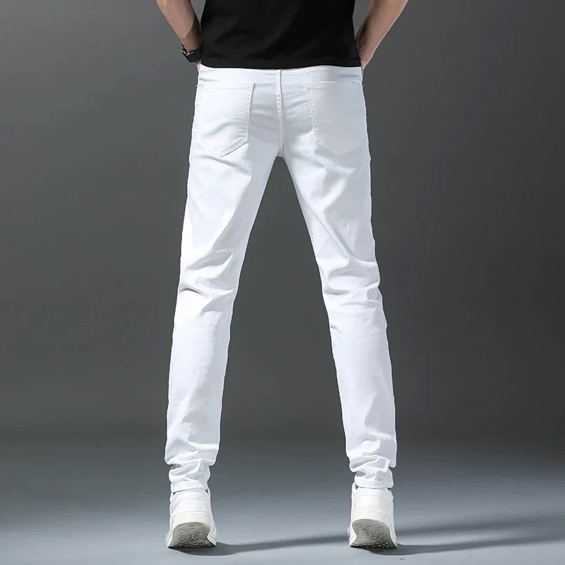 Straight-leg Denim Pants
