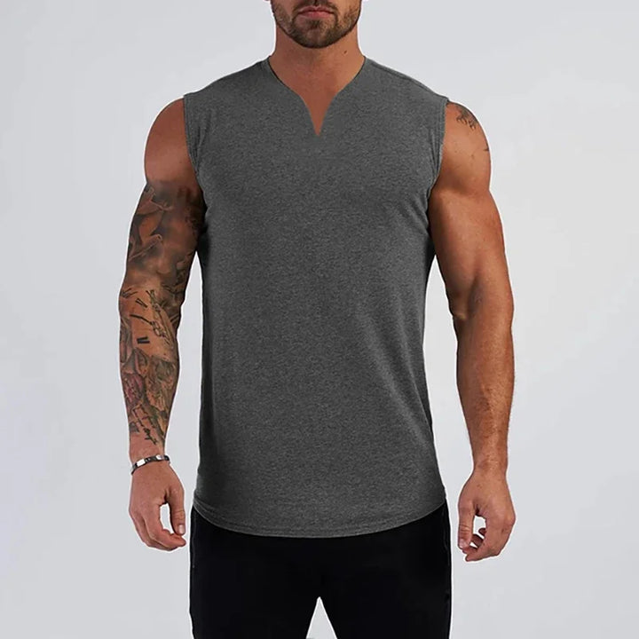 Cotton V-neck Top