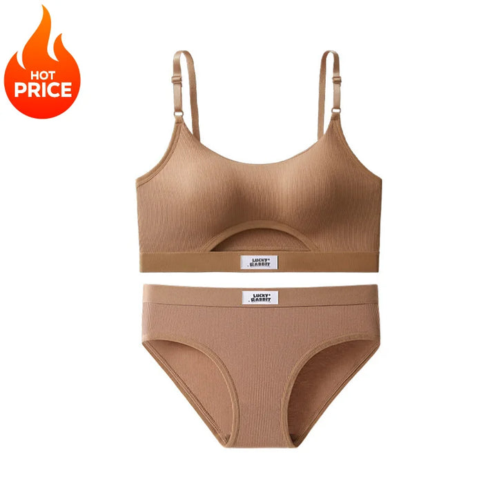 Seamless Bra & Panty Set Wireless, Comfy & Sexy