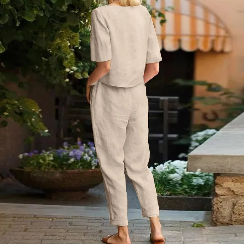 Women’s Linen Co-Ord Set
