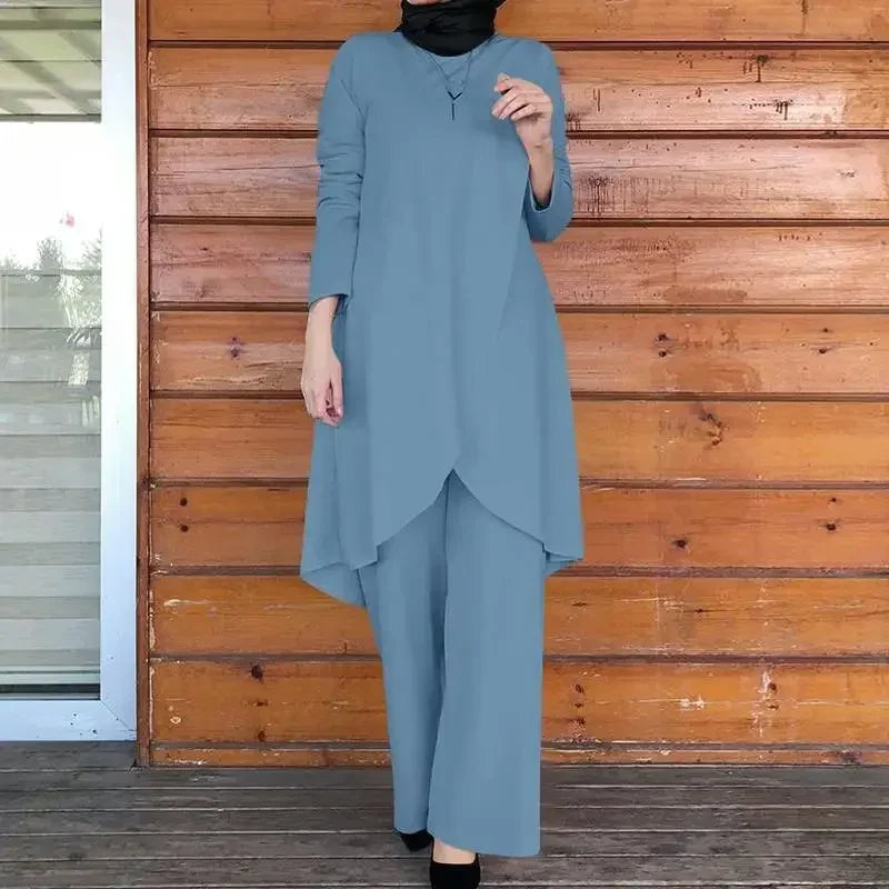 Muslim Women’s Modest Two-Piece Set 2025