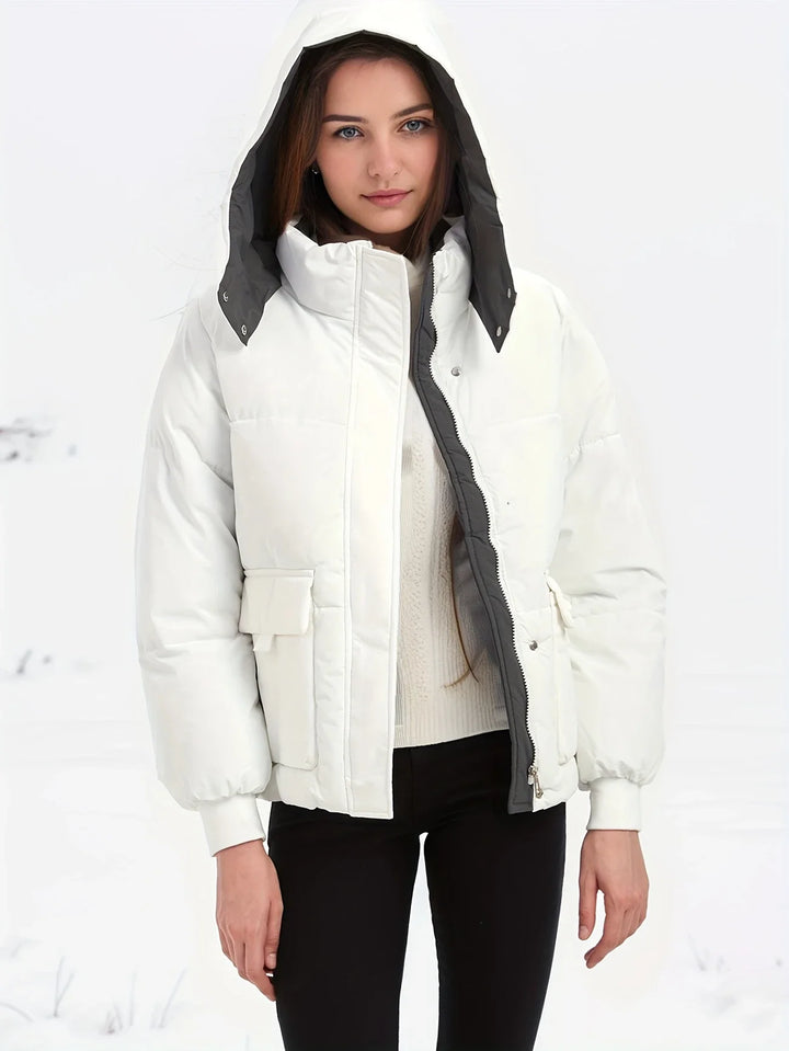 Hooded Zip-Up Winter Coat Women’s